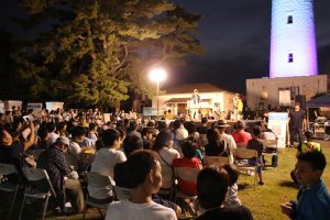 出雲の「恋する灯台」でナイトマーケットやライトアップを楽しむ！【島根県出雲市　出雲日御碕灯台】