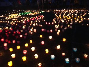 希望の光を灯す。「恋する灯台」をエコ・キャンドル・アートで表現【福井県越前町　越前岬灯台】