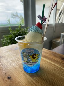 美しい海を未来に！「雑賀ブルーのクリームソーダ」で夏を満喫【和歌山県和歌山市　雑賀埼灯台】