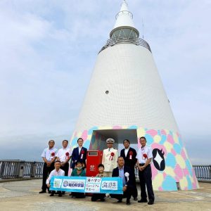 想いを特別な便りにのせて。人が集う青森港のスポット誕生【青森県青森市　青森港北防波堤灯台（アスパム灯台）】