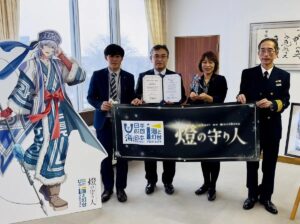 高身長のイケメン灯台キャラクター誕生！キャラクター贈呈式を行いました【北海道稚内市 稚内灯台】