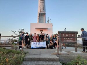 同じ地区にある2つの灯台を訪ね、その役割と歴史を学ぶツアーを実施しました【山形県鶴岡市　荒埼灯台】