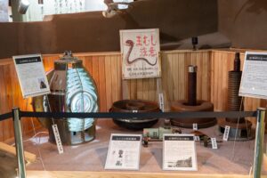 白神岬灯台の旧レンズを公開 松前町郷土資料館で展示開始